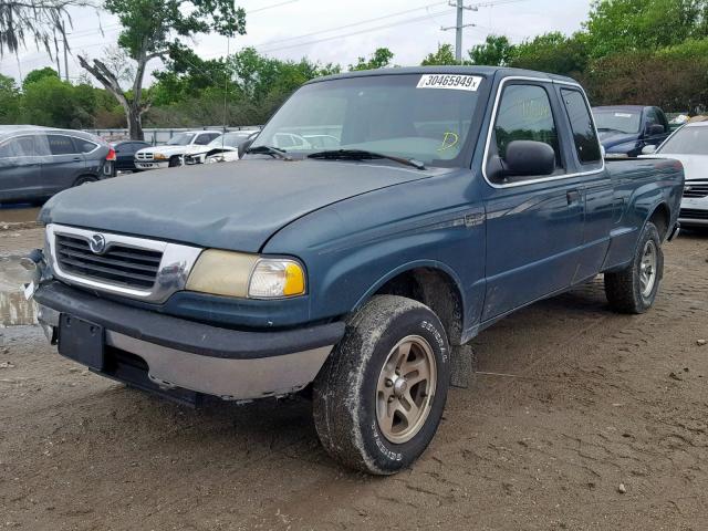 4F4YR16X3WTM24869 - 1998 MAZDA B4000 CAB GREEN photo 2