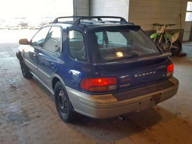 JF1GF48541H800149 - 2001 SUBARU IMPREZA OU BLUE photo 3