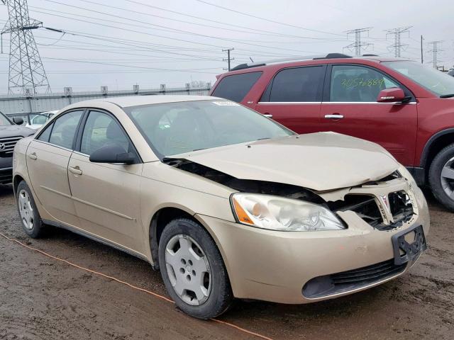 1G2ZF55B664283605 - 2006 PONTIAC G6 SE GOLD photo 1