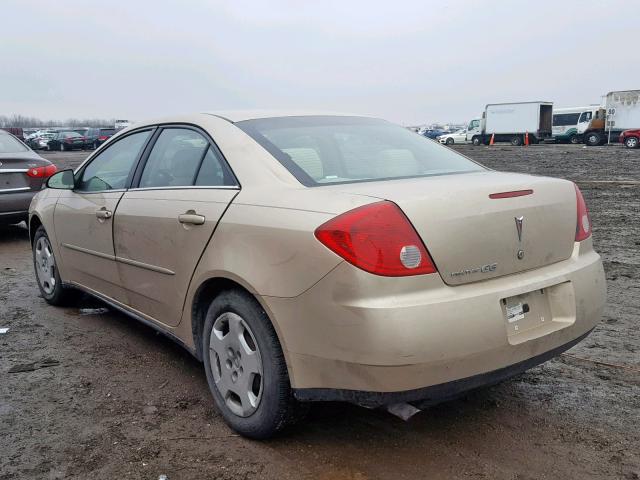 1G2ZF55B664283605 - 2006 PONTIAC G6 SE GOLD photo 3