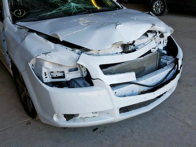 1G1ZC5EU0CF117577 - 2012 CHEVROLET MALIBU 1LT თეთრი ფოტო 9