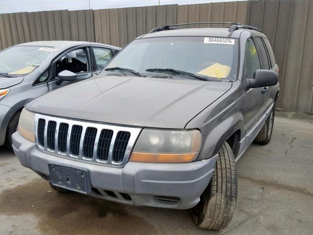 1J4G258S3XC704000 - 1999 JEEP GRAND CHER GRAY photo 2