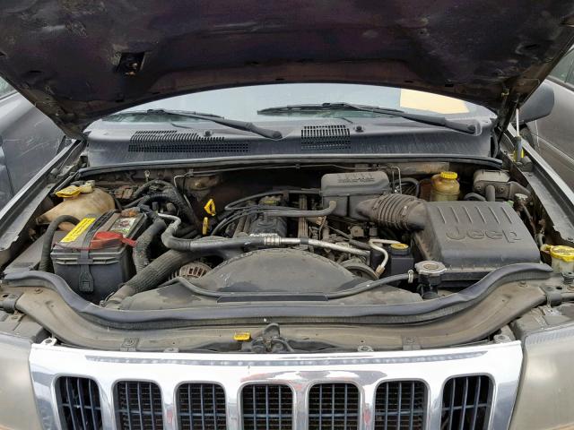 1J4G258S3XC704000 - 1999 JEEP GRAND CHER GRAY photo 7