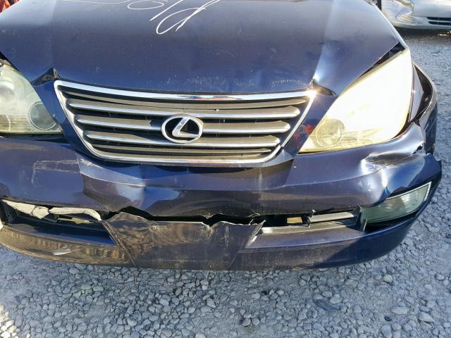 JTJBT20X160117939 - 2006 LEXUS GX 470 BLUE photo 9