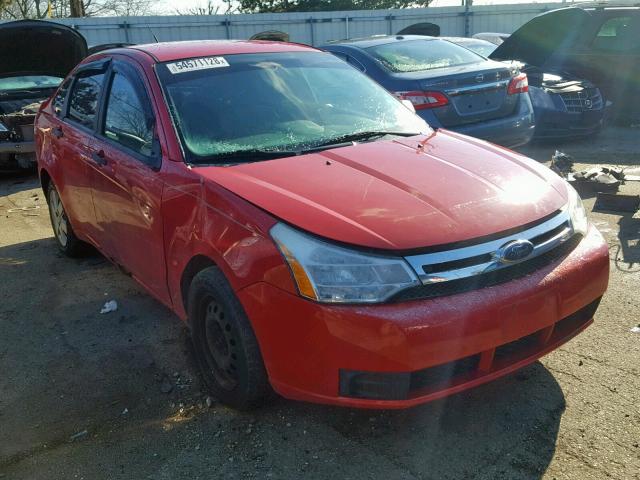 1FAHP34N18W123620 - 2008 FORD FOCUS S/SE RED photo 1