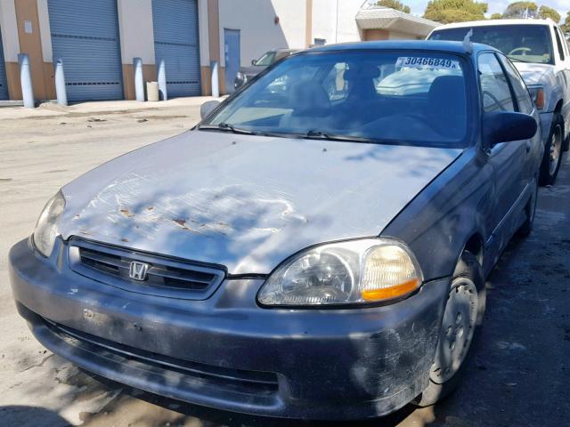 2HGEJ634XVH111390 - 1997 HONDA CIVIC DX GRAY photo 2