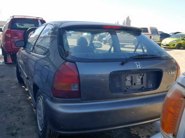 2HGEJ634XVH111390 - 1997 HONDA CIVIC DX GRAY photo 3