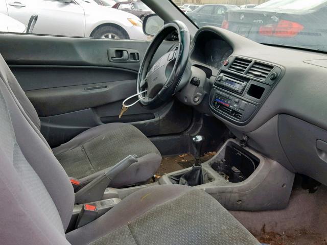 2HGEJ634XVH111390 - 1997 HONDA CIVIC DX GRAY photo 5