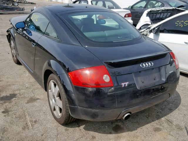 TRUUC28N2Y1055503 - 2000 AUDI TT QUATTRO BLACK photo 3