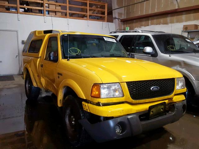 1FTYR11U42PA43685 - 2002 FORD RANGER YELLOW photo 1