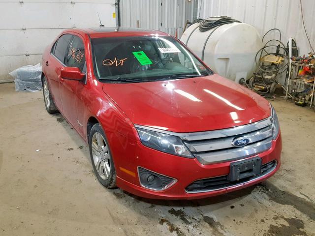 3FADP0L30CR160375 - 2012 FORD FUSION HYB RED photo 1