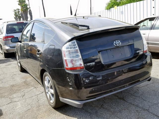 JTDKB20U477613466 - 2007 TOYOTA PRIUS BLACK photo 3