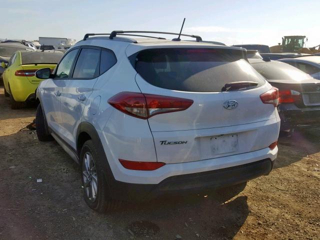 KM8J33A45HU555184 - 2017 HYUNDAI TUCSON LIM WHITE photo 3