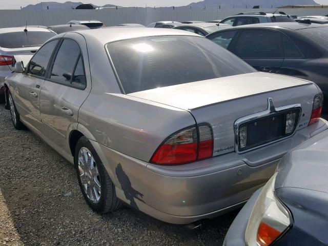 1LNHM87A74Y608413 - 2004 LINCOLN LS SILVER photo 3