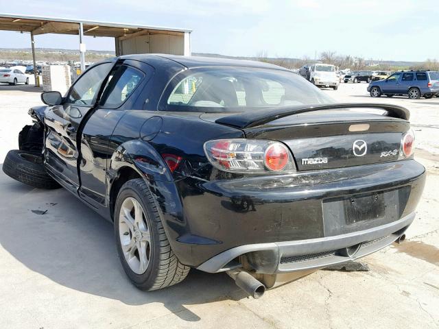 JM1FE173970213489 - 2007 MAZDA RX8 BLACK photo 3