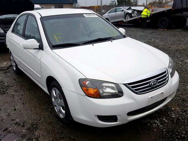 KNAFE222495640621 - 2009 KIA SPECTRA EX WHITE photo 1