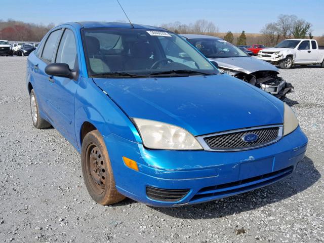 1FAFP34N77W309992 - 2007 FORD FOCUS ZX4 BLUE photo 1