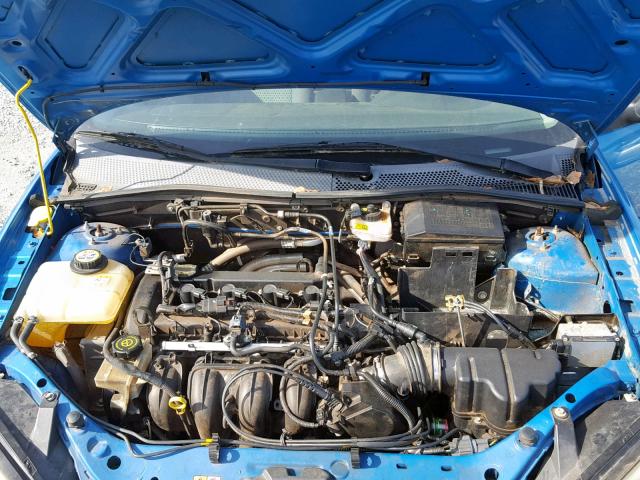 1FAFP34N77W309992 - 2007 FORD FOCUS ZX4 BLUE photo 7