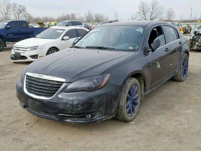 1C3CCBBB8DN545472 - 2013 CHRYSLER 200 TOURIN BLACK photo 2