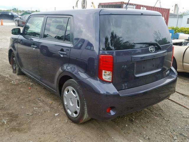 JTLZE4FE3CJ005585 - 2012 TOYOTA SCION XB 蓝色 照片 3