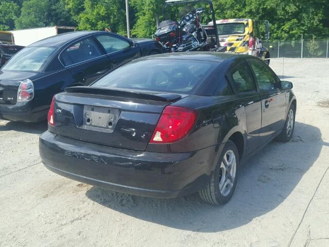 1G8AW12F03Z175885 - 2003 SATURN ION LEVEL BLACK photo 4
