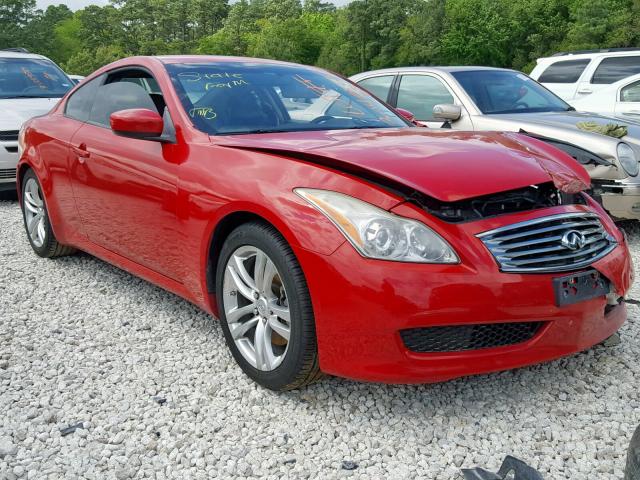 JNKCV64E68M114529 - 2008 INFINITI G37 BASE RED photo 1