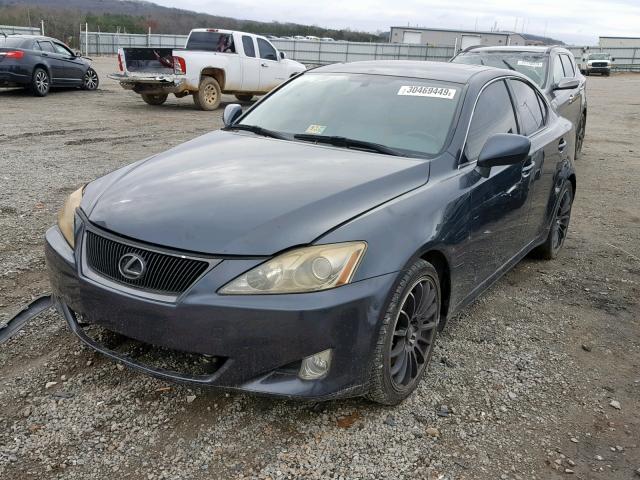 JTHBE262365004519 - 2006 LEXUS IS 350 GRAY photo 2