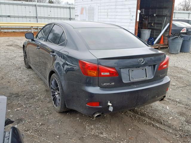 JTHBE262365004519 - 2006 LEXUS IS 350 GRAY photo 3