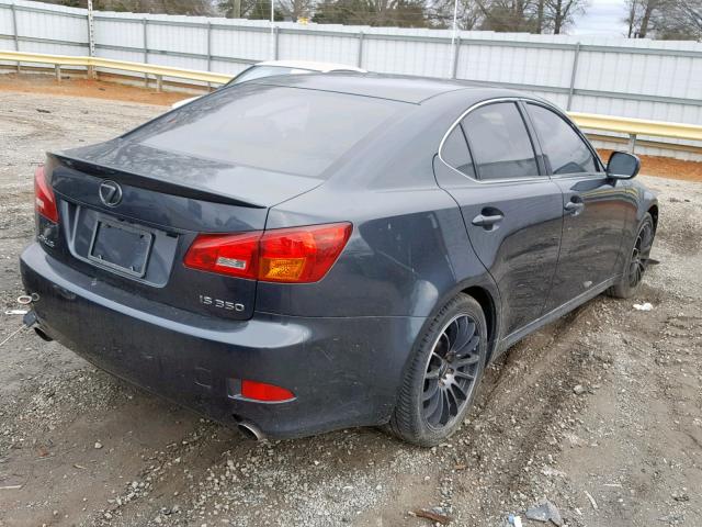 JTHBE262365004519 - 2006 LEXUS IS 350 GRAY photo 4