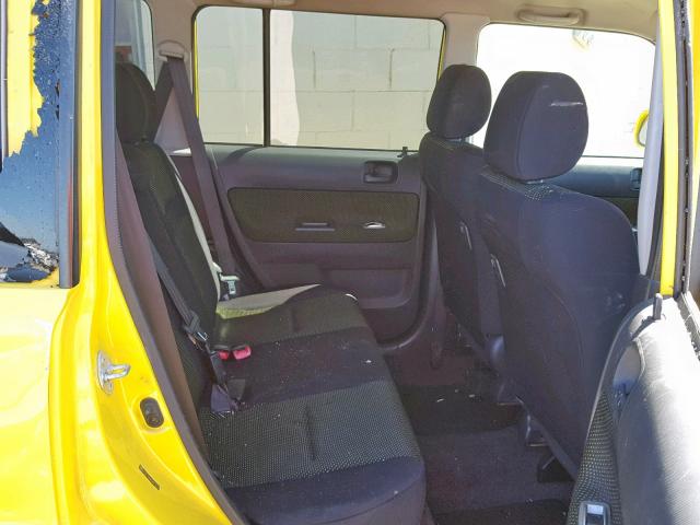 JTLKT334X54015173 - 2005 TOYOTA SCION XB 黄色 照片 6