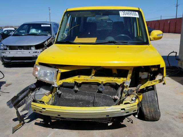 JTLKT334X54015173 - 2005 TOYOTA SCION XB 黄色 照片 9