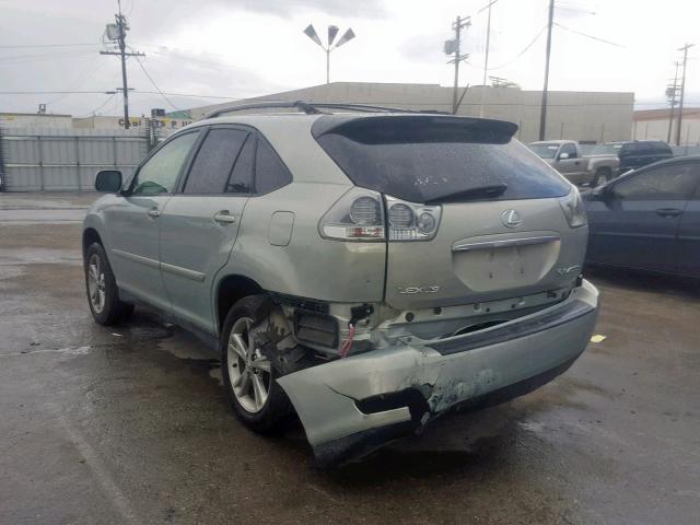 JTJHW31U260008885 - 2006 LEXUS RX 400 SILVER photo 3