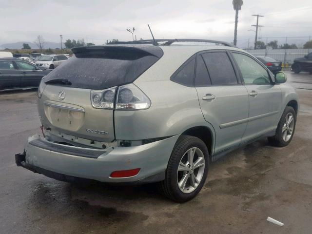 JTJHW31U260008885 - 2006 LEXUS RX 400 SILVER photo 4