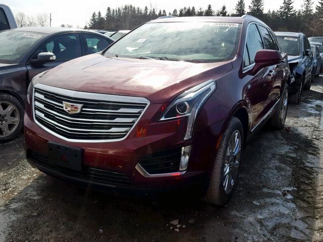 1GYKNDRS0HZ308308 - 2017 CADILLAC XT5 LUXURY RED photo 2