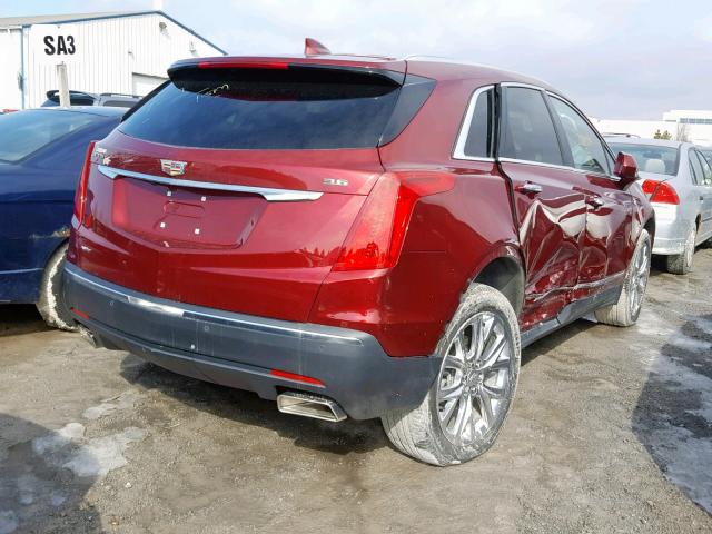 1GYKNDRS0HZ308308 - 2017 CADILLAC XT5 LUXURY RED photo 4