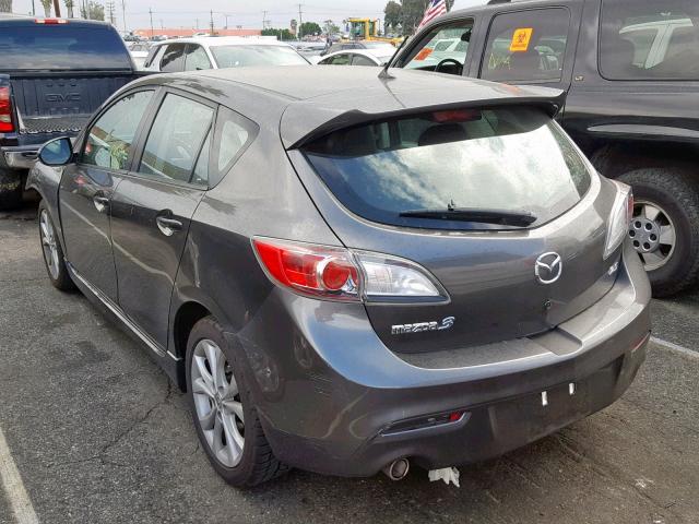 JM1BL1K69B1496890 - 2011 MAZDA 3 S GRAY photo 3