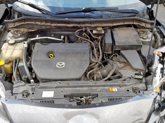 JM1BL1K69B1496890 - 2011 MAZDA 3 S GRAY photo 7