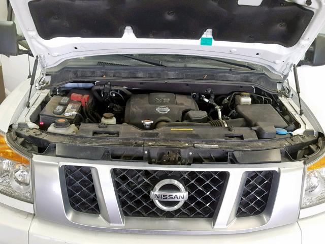 1N6AA0EC0EN513678 - 2014 NISSAN TITAN S WHITE photo 7