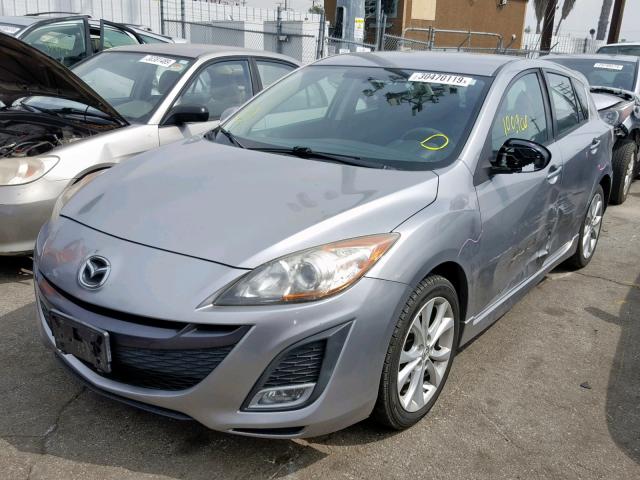 JM1BL1K61B1410309 - 2011 MAZDA 3 S GRAY photo 2