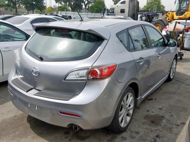 JM1BL1K61B1410309 - 2011 MAZDA 3 S GRAY photo 4