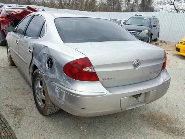 2G4WC552861235697 - 2006 BUICK LACROSSE C SILVER photo 3