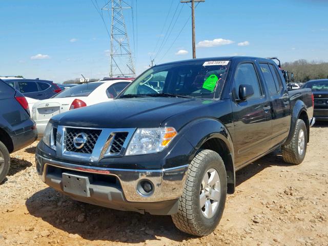 1N6AD0EV9AC412850 - 2010 NISSAN FRONTIER C BLACK photo 2