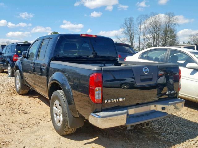 1N6AD0EV9AC412850 - 2010 NISSAN FRONTIER C BLACK photo 3