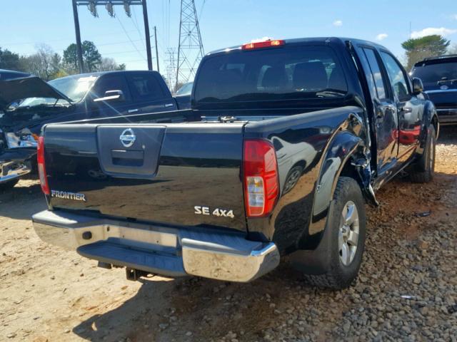 1N6AD0EV9AC412850 - 2010 NISSAN FRONTIER C BLACK photo 4