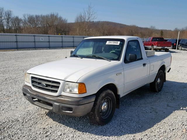 1FTYR10D02PB69785 - 2002 FORD RANGER WHITE photo 2