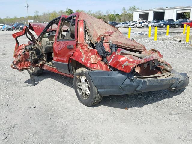 1J4GX48SX4C174678 - 2004 JEEP GRAND CHER MAROON photo 3