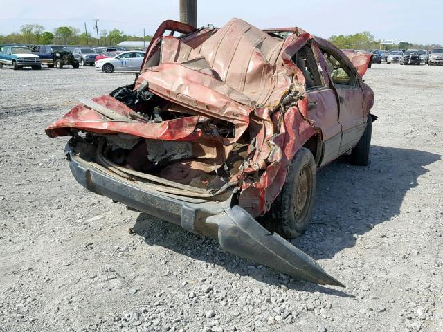 1J4GX48SX4C174678 - 2004 JEEP GRAND CHER MAROON photo 4