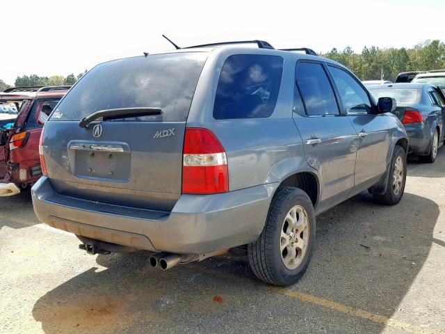 2HNYD18641H523096 - 2001 ACURA MDX TOURIN BLUE photo 4