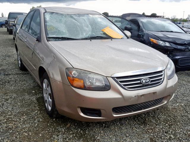 KNAFE222795613803 - 2009 KIA SPECTRA EX BEIGE photo 1