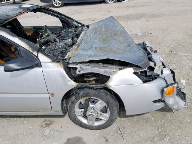 1G8AJ55F87Z172966 - 2007 SATURN ION LEVEL SILVER photo 10